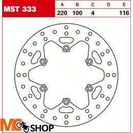 TRW Tarcza hamulcowa MST333 KAWASAKI KLX 300 KX250