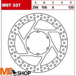 TRW Tarcza hamulcowa MST337 HUSQVARNA TERRA BMW F