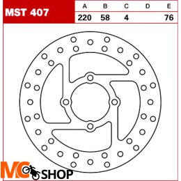 TRW Tarcza hamulcowa MST407 YAMAHA YFZ 350 DERBI