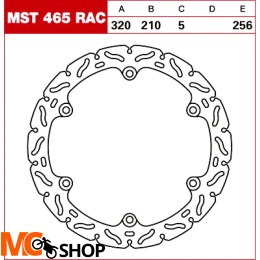 TRW Tarcza hamulcowa MST465RAC HONDA CB 500 CBR 65