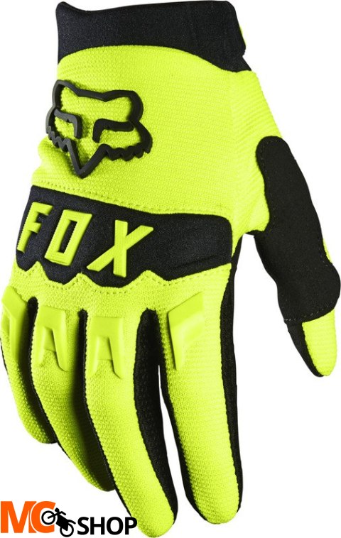 FOX RĘKAWICE OFF-ROAD JUNIOR DIRTPAW YELLOW