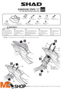 SHAD K0Z997SE STELAŻ SAKW PÓŁSZTYWNYCH DO KAWASAKI Z 900 17