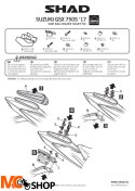 SHAD KSHS0GR77SE STELAŻ DO SAKW DO SUZUKI GSX-S