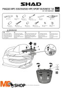 SHAD V0MP58ST STELAŻ KUFRA TYŁ DO PIAGGIO MP3 300/350/500