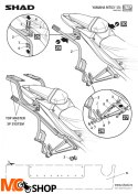 SHAD Y0MT36IF STELAŻ KUFRA BOCZNEGO 3P YAMAHA MT03