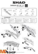SHAD Y0MT97ST STELAŻ KUFRA TYŁ DO YAMAHA MT 09