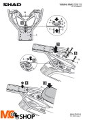 SHAD Y0NM15ST STELAŻ KUFRA TYŁ DO YAMAHA N MAX 125i