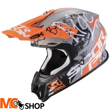 SCORPION KASK OFF-ROAD VX-16 AIR ORATIO MATT G/O