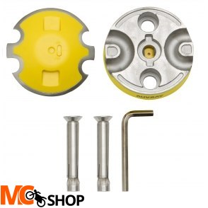 AUVRAY kotwa podłogowa podwójna średnica pałąków