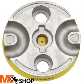 AUVRAY kotwa podłogowa podwójna średnica pałąków