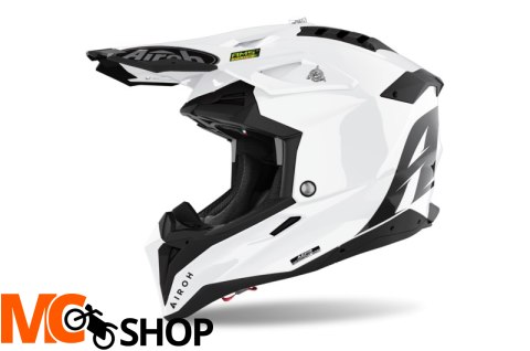 AIROH KASK OFF-ROAD AVIATOR 3 COLOR WHITE GLOSS