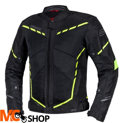 OZONE KURTKA TEKSTYLNA JET II BLACK/FLUO YELLOW