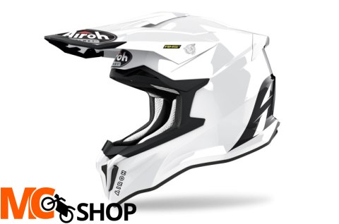 AIROH KASK OFF-ROAD STRYCKER COLOR WHITE GLOSS