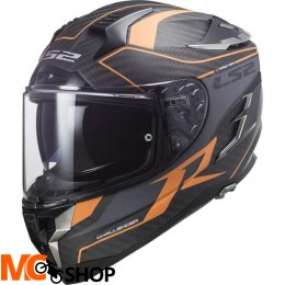 KASK LS2 FF327 CHALLENGER CT2 GRID CARBON ORANGE