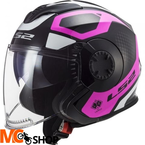 KASK LS2 OF570 VERSO MARKER MATT BLACK VIOLET