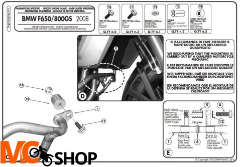 Kappa KN690 GMOLE BMW F650GS-F800GS