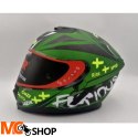 LAZER Kask Motocyklowy RAFALE Oni Zielony Czarny