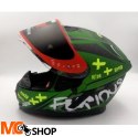 LAZER Kask Motocyklowy RAFALE Oni Zielony Czarny