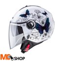 CABERG KASK OTWARTY JET RIVIERA V4 MUSE BIA/CZ/NIE