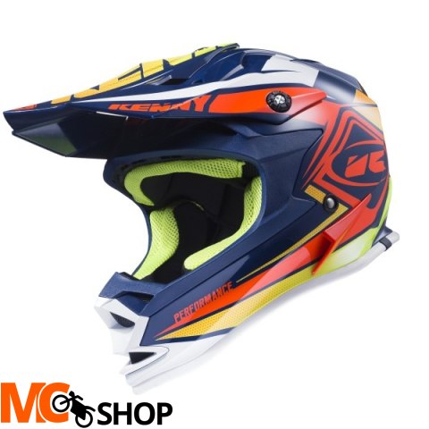 KENNY KASK PERFORMANCE NAVY/ORANGE/LIME