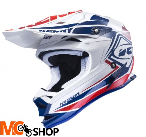 KENNY KASK PERFORMANCE NAVY/WHITE/RED