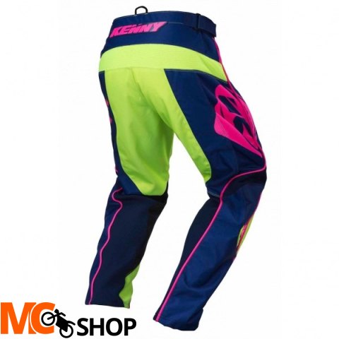 KENNY SPODNIE TRACK NAVY/LIME/PINK