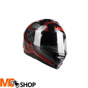 LAZER Kask Integralny RAFALE Darkside Czarny Czerw