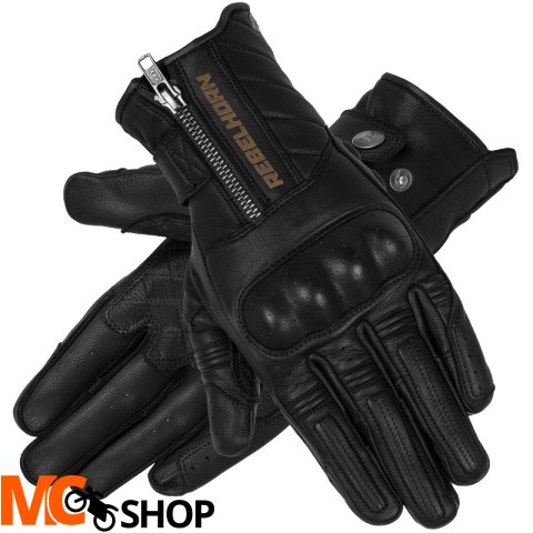 REBELHORN RĘKAWICE SKÓRZANE HUNTER BLACK