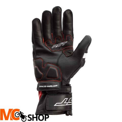 RST RĘKAWICE SKÓRZANE PILOT BLACK/RED/WHITE