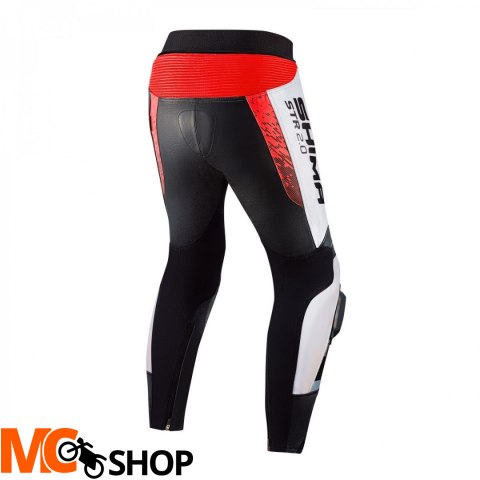 SHIMA SPODNIE SKÓRZANE STR 2.0 PANT RED FLUO