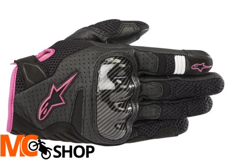 ALPINESTARS Rękawice LADY STELLA SMX-1 V2 cz/fiol