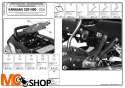 GIVI PLX446 stelaż boczny v35 ZZR 1400 /ZX 14 (06 > 11)