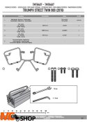 GIVI TMT6407 MOCOWANIE SAKW MT501 TRIUMPH STREER