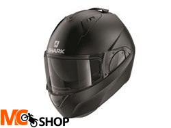 SHARK Kask szczękowy EVO ES BLANK MAT czarny/mat