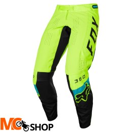 FOX SPODNIE OFF-ROAD 360 DIER FLUORESCENT YELLOW