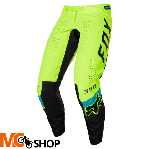 FOX SPODNIE OFF-ROAD 360 DIER FLUORESCENT YELLOW