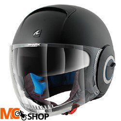 Kask otwarty SHARK NANO BLANK kolor czarny/matowy