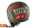 SHARK Kask otwarty DRAK TRIBUTE RM cza/cz/mat/ziel