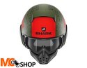 SHARK Kask otwarty DRAK TRIBUTE RM cza/cz/mat/ziel