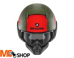 SHARK Kask otwarty DRAK TRIBUTE RM cza/cz/mat/ziel