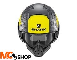 SHARK Kask otwarty DRAK TRIBUTE RM cza/mat/szary/ż