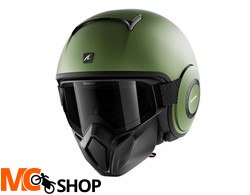 SHARK Kask otwarty STREET-DRAK BLANK mat/zielony