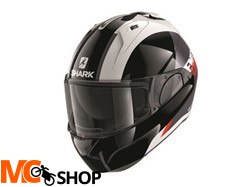 SHARK Kask szczękowy EVO ES ENDLESS biały/cza/czer