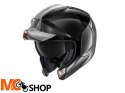 SHARK Kask szczękowy EVOJET DUAL BLANK czarny/sz