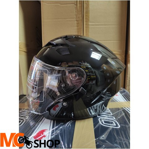 RHINO KASK OTWARTY TOURING 2 BLACK GLOS