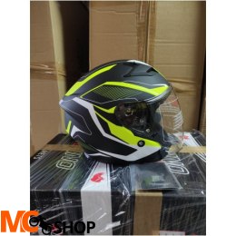 RHINO KASK OTWARTY TOURING 2 STORM BK/YL/WH