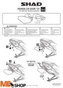 SHAD KSHH0CB69SE STELAŻ DO SAKW DO HONDA CB 650 R 2019-20