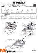 SHAD KSHH0CR12ST STELAŻ KUFRA TYŁ SHAD DO HONDA VFR1200/CRF1000L