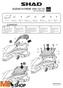 STELAŻ SHAD KSHS0VS62ST SUZUKI VSTROM 650 - 12/16