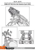 KAPPA KR1178 STELAŻ KUFRA CENTRALNEGO HONDA CRF 1100L